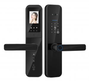 China Smart Peephole Fingerprint Door Lock Keyless Wifi Biometric Digital For Business on sale