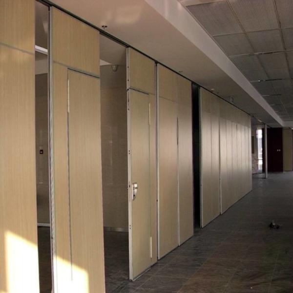 Interior Wood Soundproof Partition Operable Demountable Movable Partition Wall