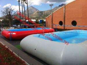 Quality large inflatable water pool toys inflatable pvc swimming pool inflatable pool mattress wholesale