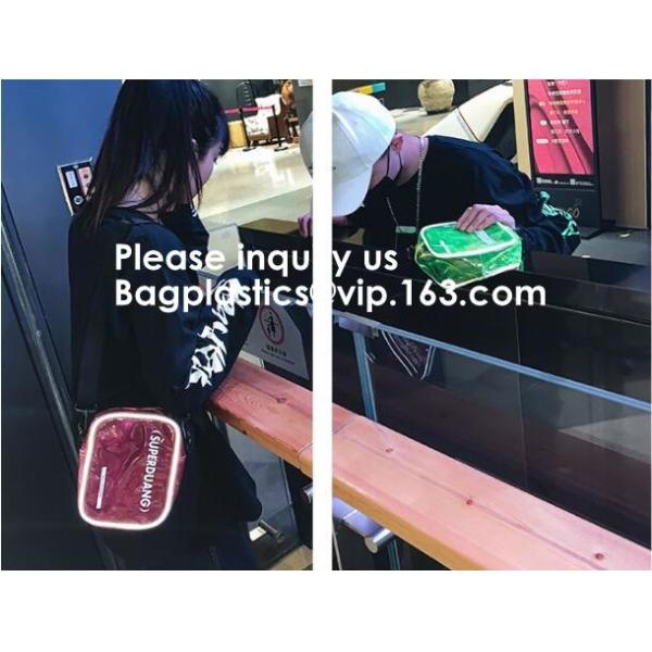 Vinyl Tote Bags Shoulder Handbag,Gym Zippered Tote Bag with Adjustable Shoulder Strap and Wrist Strap for Work Sporting