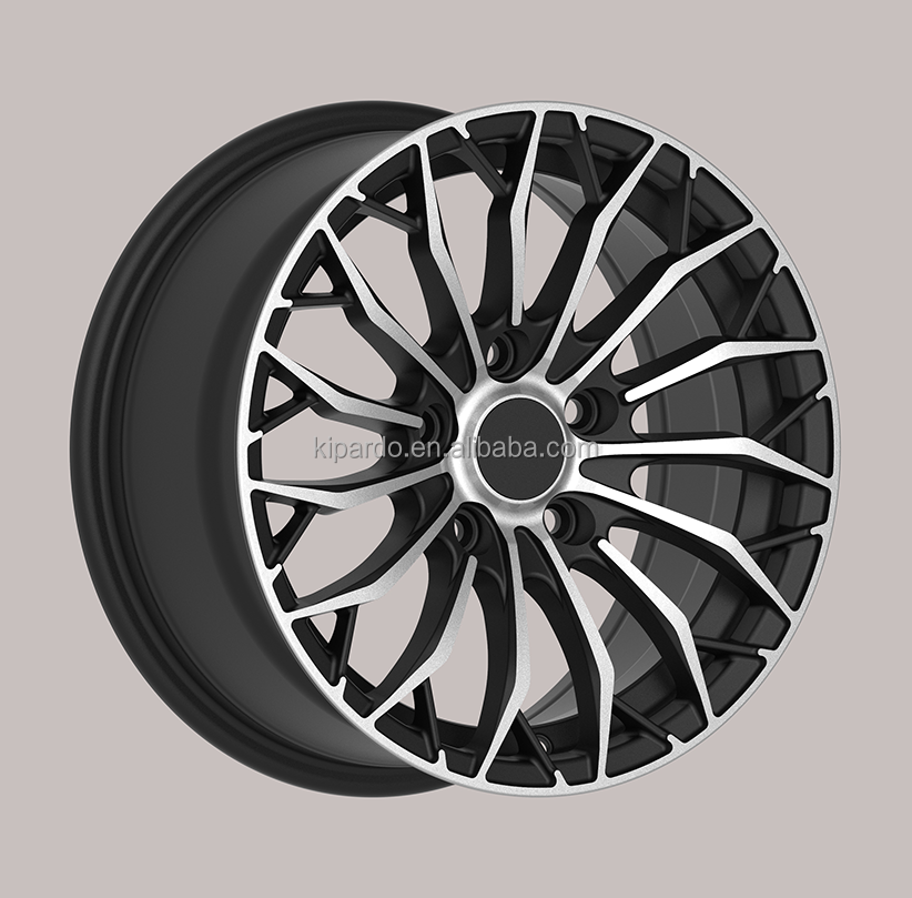 17 Inch Custom Made Aftermarket Mag Wheels Black Finishing