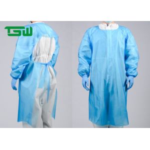 Quality Hospital Disposable Apron CPE Gown With Thumb Hook wholesale