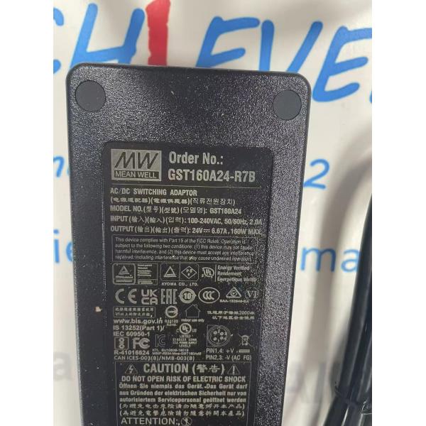 MEAN WELL GST160A24-R7B AC/DC DESKTOP ADAPTER 24V 160W