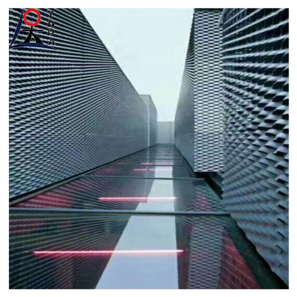 Galvanized Diamond Expanded Metal Mesh / Wire Mesh For Security