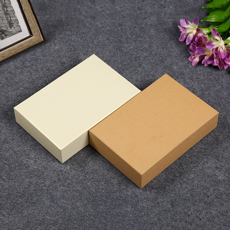 Custom Mini Jewelry Kraft Paper Cover Gift Boxes with Logo Eco-Friendly Industrial