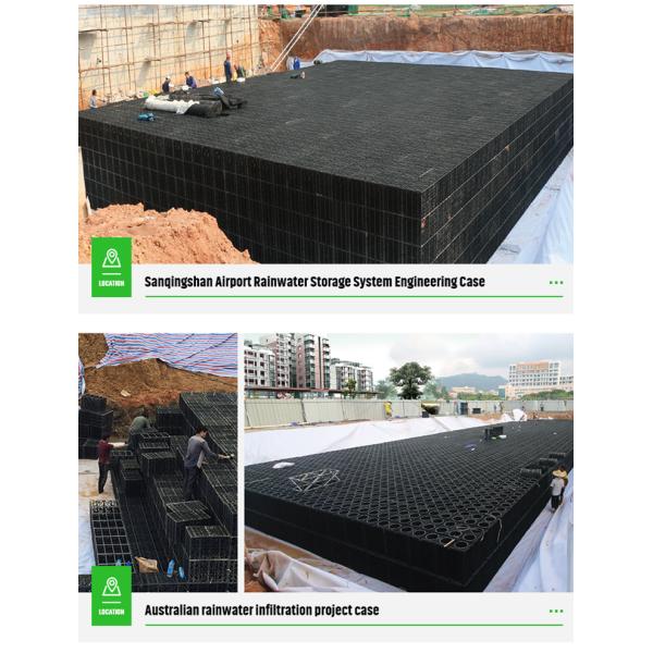 Underground Stormwater Infiltration Harvest Modular Rainwater Collect Tank Modern Design