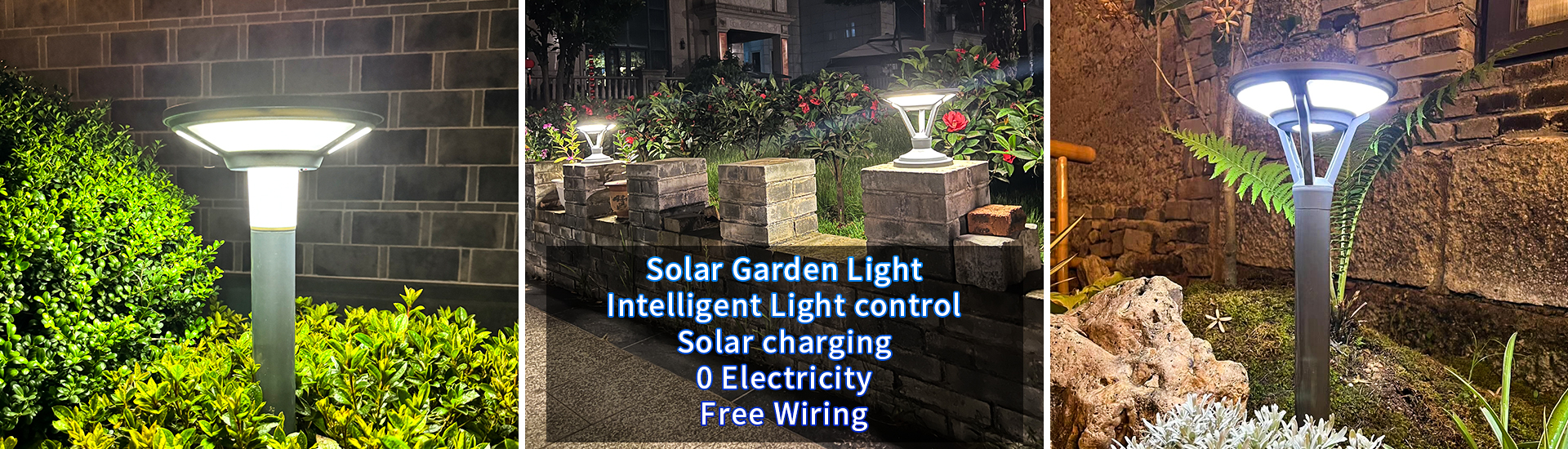 Outdoor Landscape Solar Light with 175lm/w Luminous Efficiency and 220V Input Voltage