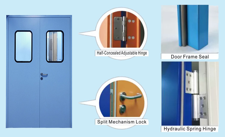 AMBER Stainless Steel Automatic Hospital Operating Room Sliding Door