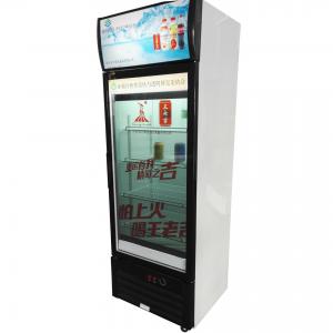 China Commercial Lg Transparent Lcd Screen Refrigerator With Freezer Single Media Player on sale