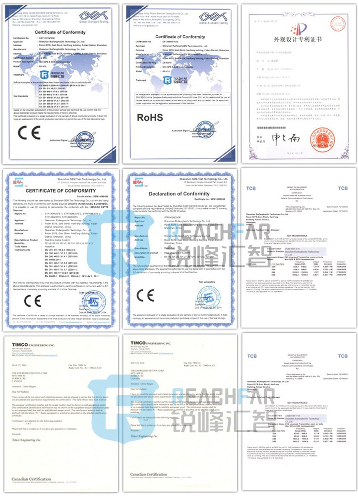 Reachfar rf-v20 super long time standy personal magnetic gps tracker power bank for people and asset location
