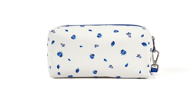 Multifunctional PU Leather Makeup Pouch Bag With Handle
