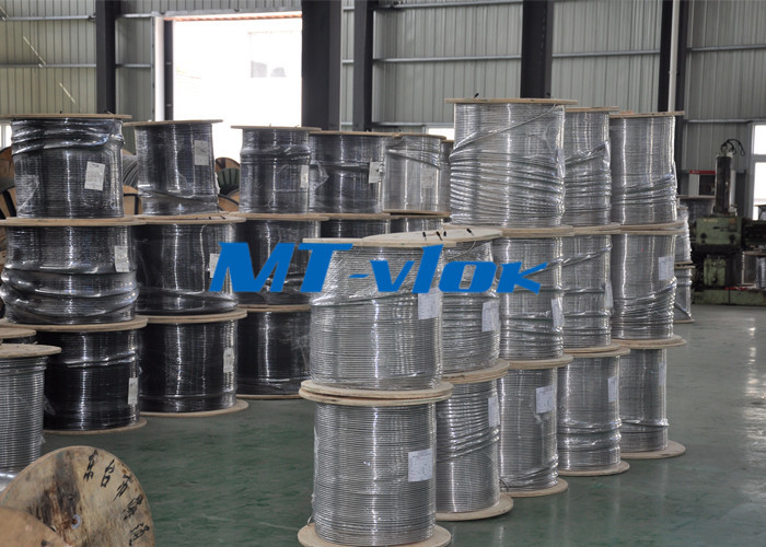 Small Diameter Marine Multi core coiled steel tubing S31603 / S30403