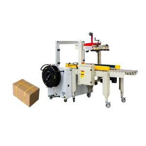 Quality Automatic Electric Carton Folding Sealing Strapping Machine For Packaging wholesale