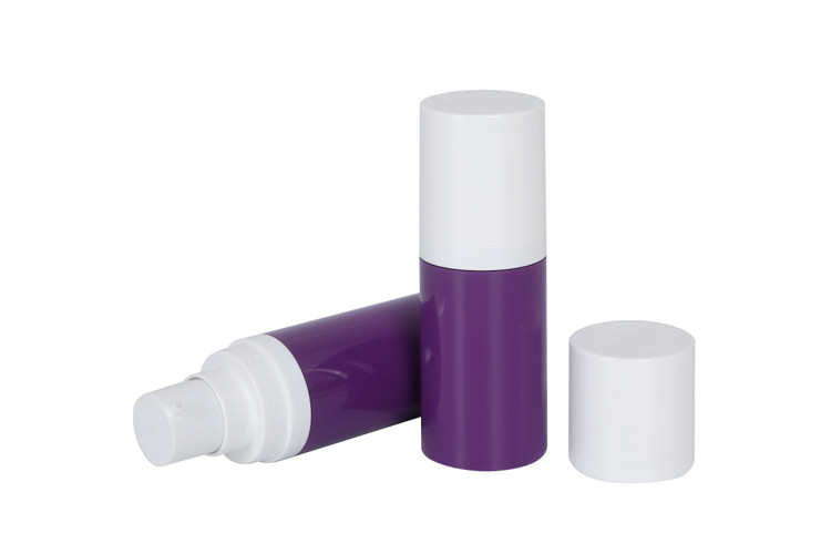 50ml 75ml 120ml Hand / Body Airless Pump Bottles With Silk Screening Cosmetic Packaging Container UKA17-B