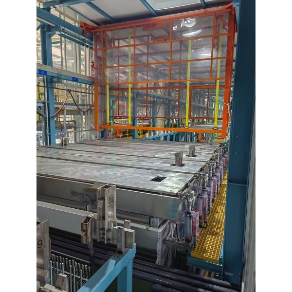 Automotive component E Coating Line featuring large capacity anodizing tanks circulation filtration and industrial cooling for stable finishing