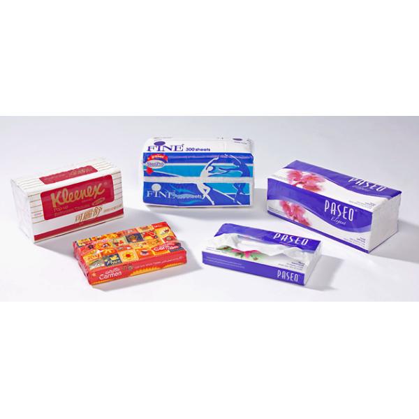 380V 50HZ Mitsubishi Tissue Packaging Machine 120 Packs Per Min
