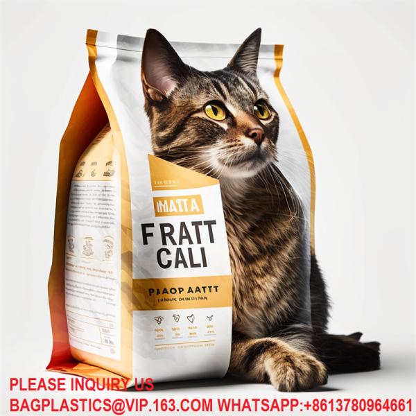 Custom Flat Bottom Whey Protein Powder Packaging Bags Zipper Eco Friendly Stand Up Pouch