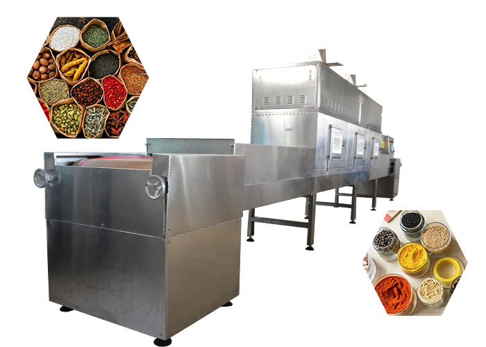 Quality Conveyor Belt Spice Dryer Machine Microwave Frequency wholesale