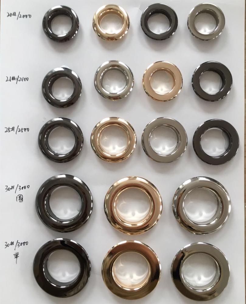 2020 New Colored cap shoe lace hook metal eyelet grommet
