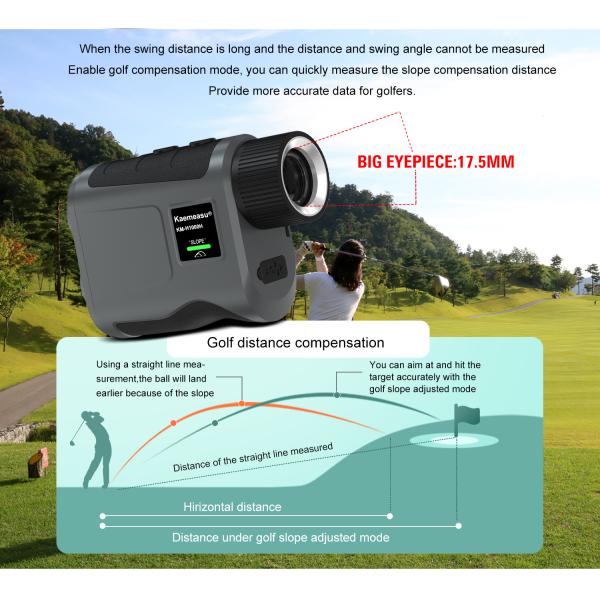 ODM OEM Service Sport Laser Rangefinders ABS PVC Golf Telescope with Slope Function