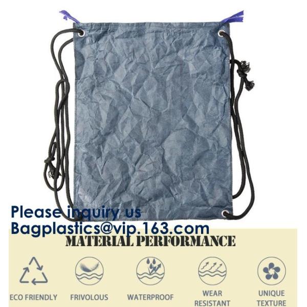 DuPont Paper Bags Shopping Bag,Custom LOGO Tyvek Washable Tearproof Paper Tote Shopping Bag, Bagease, Bagplastics, Pak