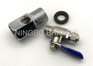 China Zinc Alloy Ball Valve And 3 Way Adapter for Reverse Osmosis Parts Water Purifier on sale