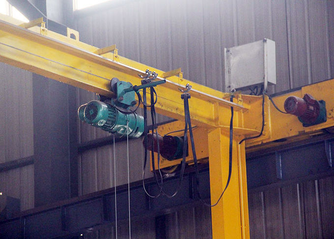 Wall Mounted Jib Crane For Workshop / Warehouse , Wall Traveling Jib Crane
