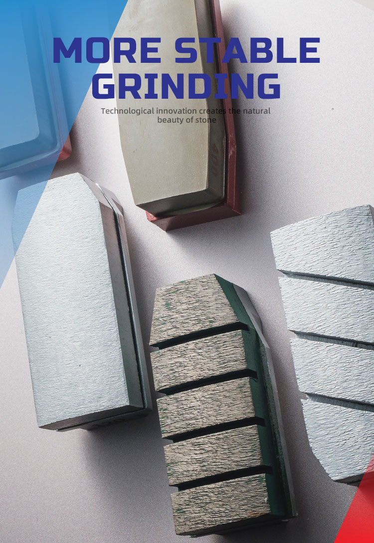 Diamond Polishing Block Stone Abrasive Resin Fickert for Customized Granite Slabs