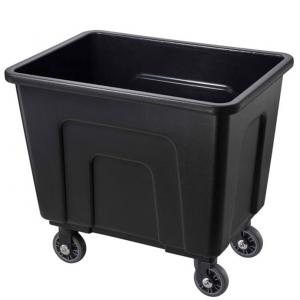 Quality 10 Bushel Laundry Trolley On Wheels Guest Room industrial laundry cart wholesale