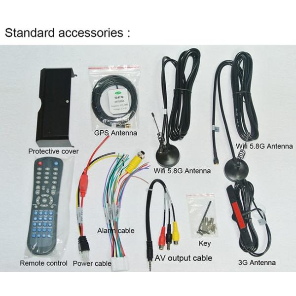 12 Volt Dvr Systems Mobile Digital Video Recorder Wifi 3G 4G 4 X 720P AHD