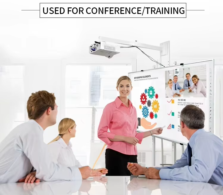 86 Inch 20 Points Infrared Touch Screen Electronic Interactive Whiteboard Smart Digital Board For School 2