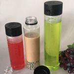 Reusable 0.5KG Plastic Milk Tea Bottles With Lids