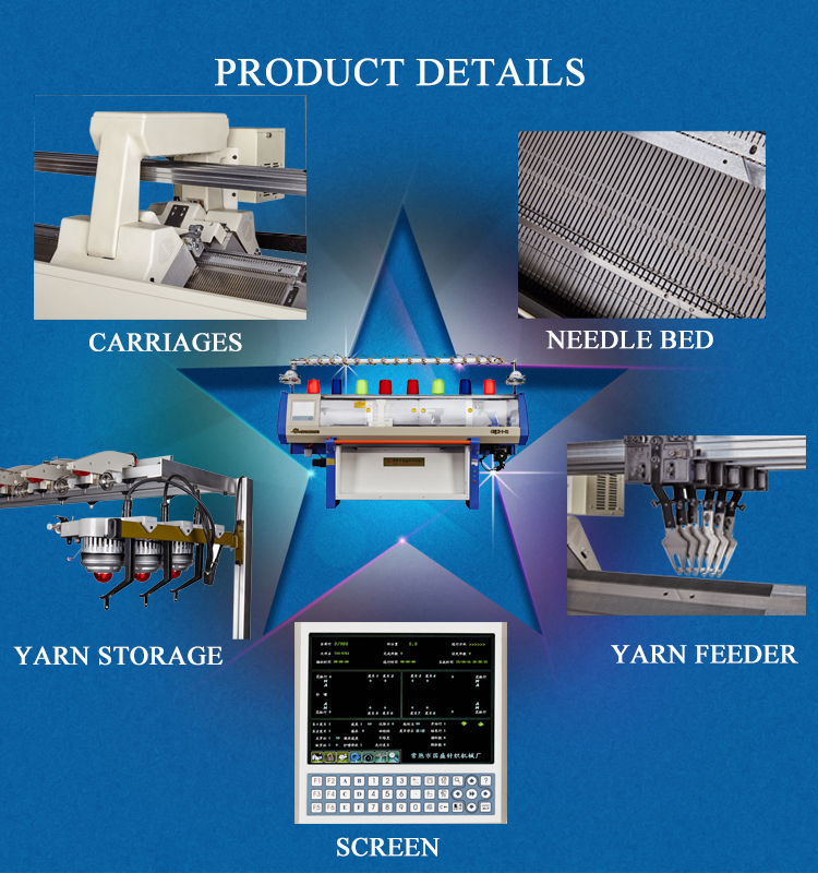 Fully Fashion Computerized Blanket Weaving Machine Fabric 72INCH