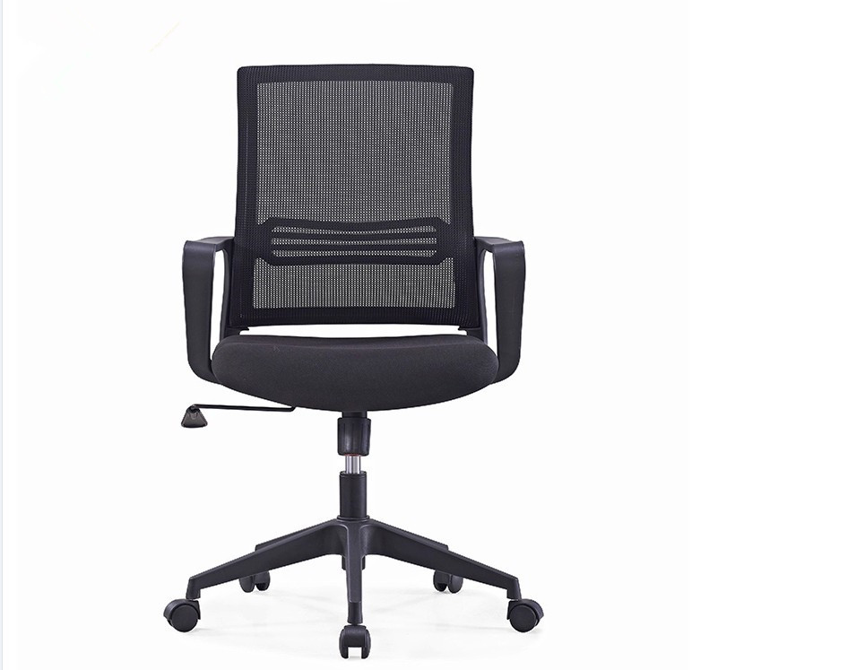 EBUNGE Black Ergonomic Office Chair Fabric Mesh Chair Executive Swivel Computer Chair