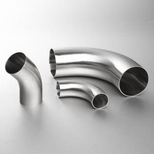 Quality Food Grade 304 Stainless Steel Pipe Fittings Elbow 25mm   Hygienic 90 Degree wholesale