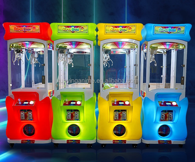 Coin Operated Toy Claw Crane Machine Indoor Arcade Doll Machine for Kids Age 3 Years