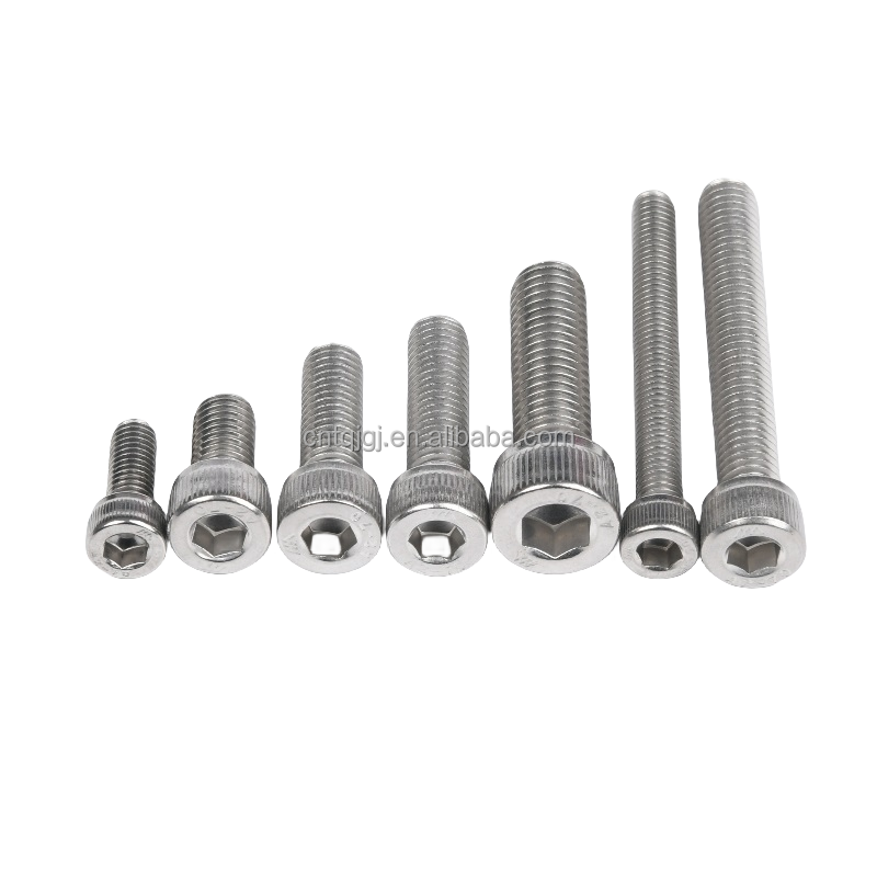 Stainless Steel Hex Socket Screw DIN912 with ROUND Head Style M2 M2.5 M3 M4 M5 M6M8 M10 M12 M14 M16 M18 M20 M24 M27 M30