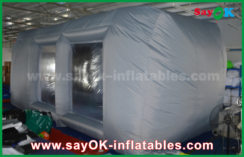Inflatable Garage Tent PVC Spray Booth Waterproof Inflatable Bubble Tent For Car Paint Spraying