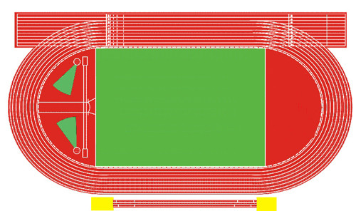 Colourful Epdm Jogging Track Surface Weather Resistant For Outdoor Sports Court