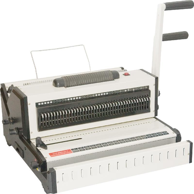 4x4 Hole Comb Double Loop Wire Binding Machine For A3 / A4 Paper