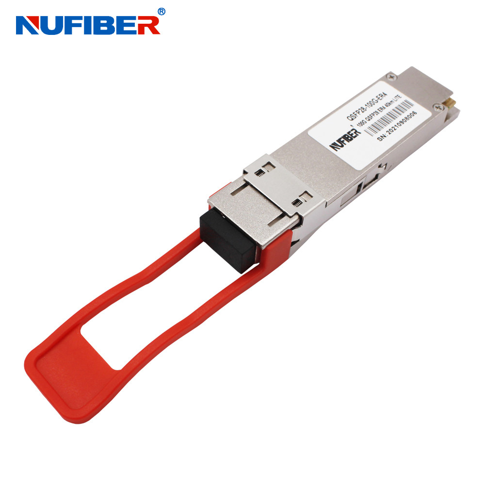 Quality QSFP28-100G-ER4 Singlemode 10KM 1310nm LC Fiber optical Transceiver wholesale