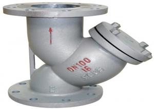 China 1.6/2.5 Mpa Rustproof Carbon Steel Y Strainer , Flange Ends Y Strainer SS 304 on sale
