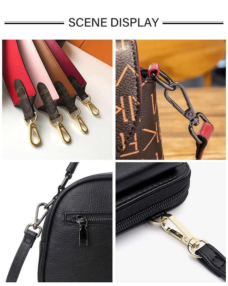 High Polished Zinc Alloy Black Spring Snap Hook with Customizable Load Capacity