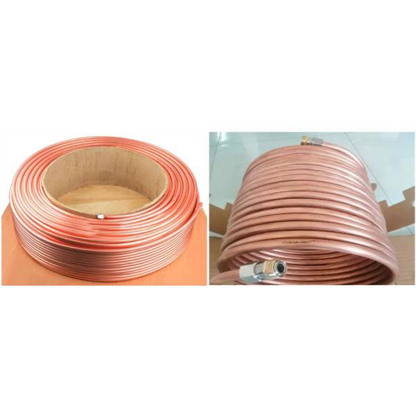 C1100 C12200 Copper Pancake Coil Pipes 1/4'' 3/8'' 1/2'' 3/4'' 15meters For Air Conditioner