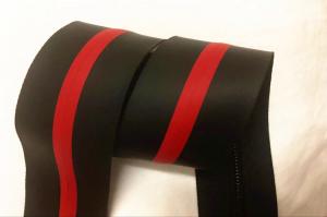 Quality Red and Black 8 # Water Repellent  Water Resistant Coil Zipper Long Chain in Yards wholesale