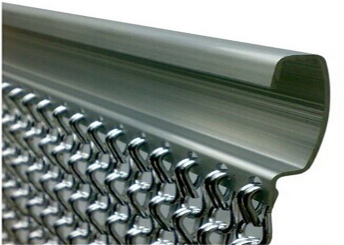 Anodized Metal Chain Fly Pest Insect Door Screen Curtain 90cm x 210cm