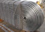 Water Cooled Evaporator Stainless Steel U Tube Heat Exchange Pipe For Refrigerat