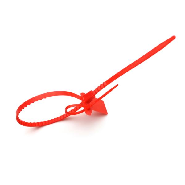 400mm Length Plastic Security Seal with 275 N Tensile Strength and Laser Print Pull Tight Tamper-Evident Seal