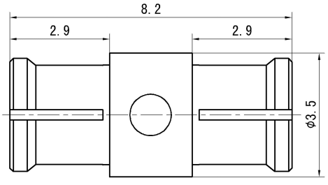 SMP Female to Female RF Coaxial Adapter