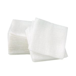 100% Natual Cotton 7.5cmx7.5cm Medical Gauze Pads